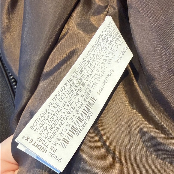 Zara Men's Brown Lambskin Leather Jacket - Picture 7 of 10